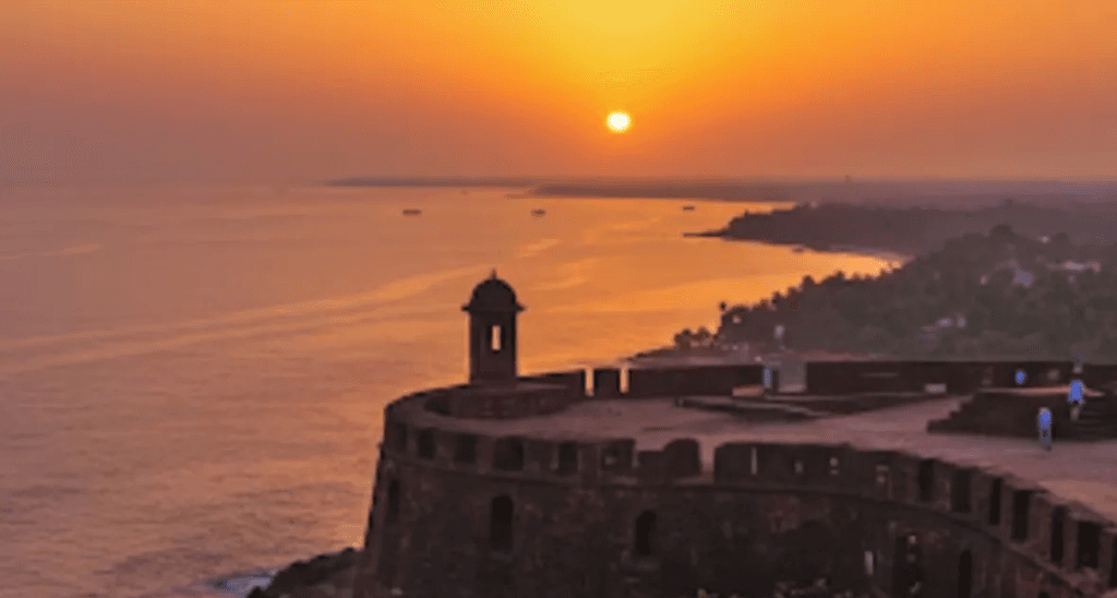 Scenic Coastal Goa View at Sunset